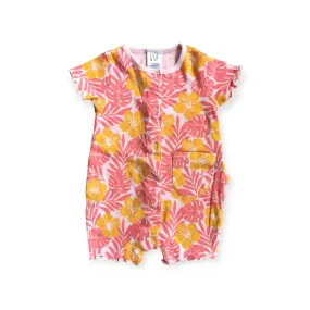 BABY GIRL SIZE 3/6 MONTHS - Baby GAP, Graphic Summer Romper EUC B36