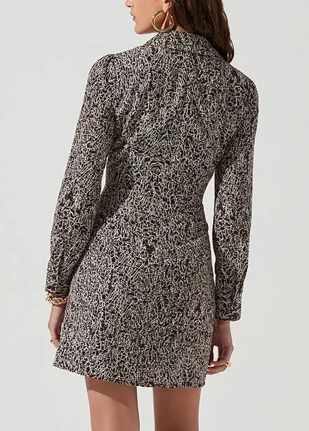 Center Cutout Shirt Dress