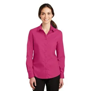 EMBROIDERED -Port Authority® SuperPro™ Ladies Twill Shirt
