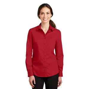 EMBROIDERED -Port Authority® SuperPro™ Ladies Twill Shirt