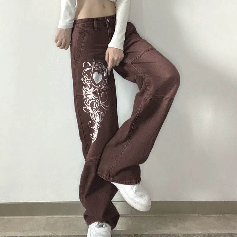 Low Waist jeans Oversize Wide Leg Baggy Pants | CozyCouture®