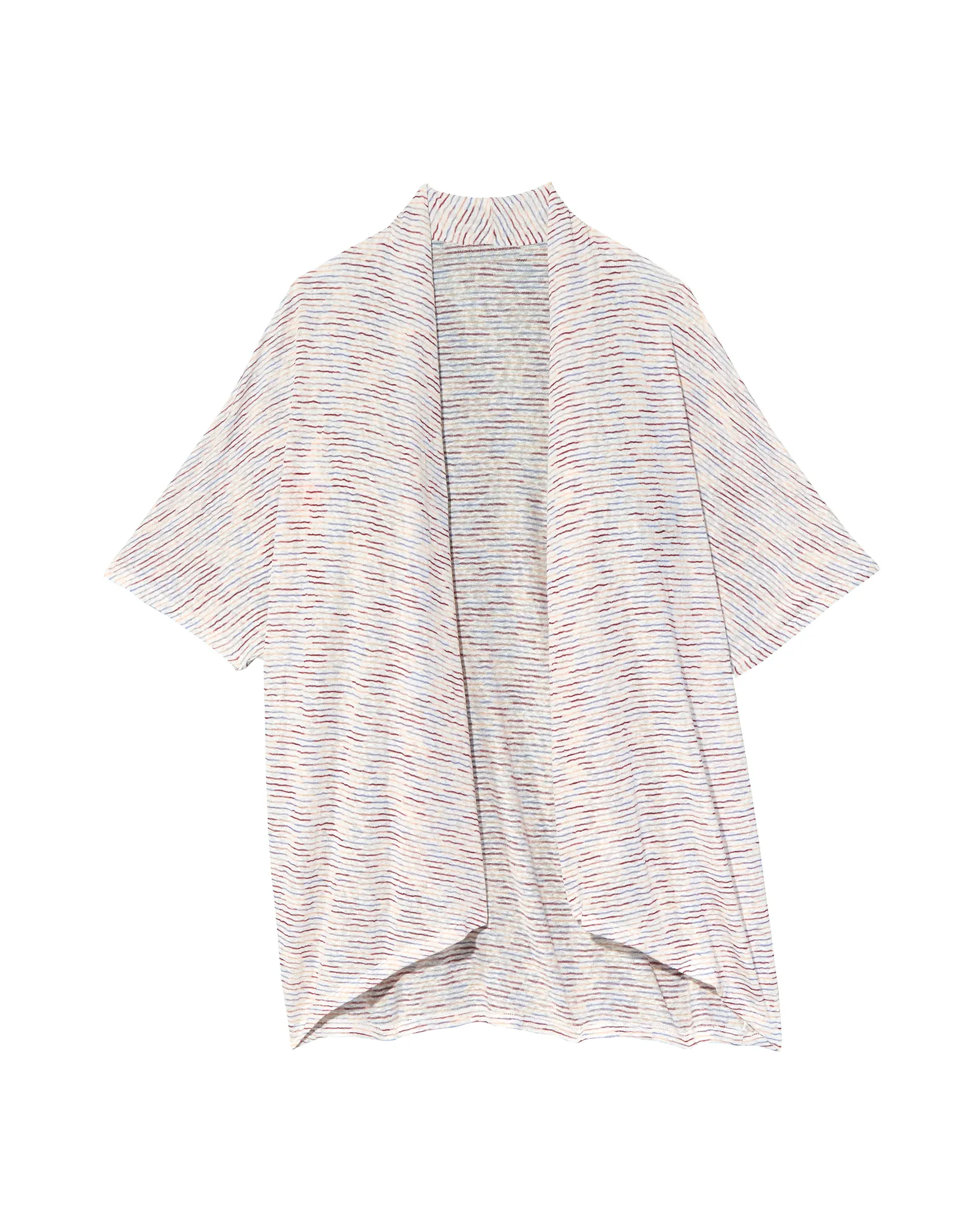 Lucile Spacedye Knit Cardigan | Ivory / Pink