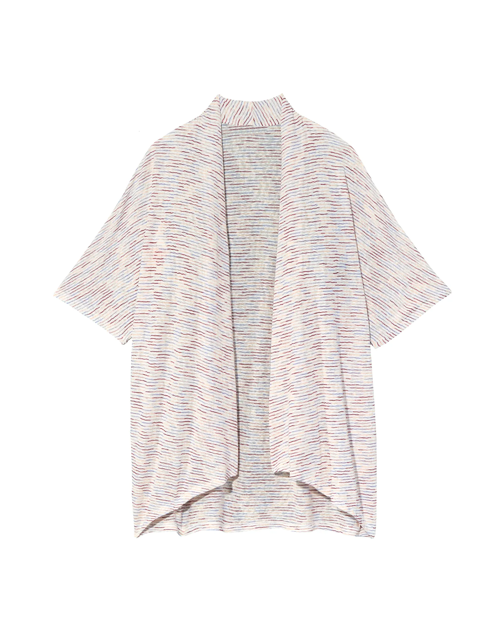 Lucile Spacedye Knit Cardigan | Ivory / Pink