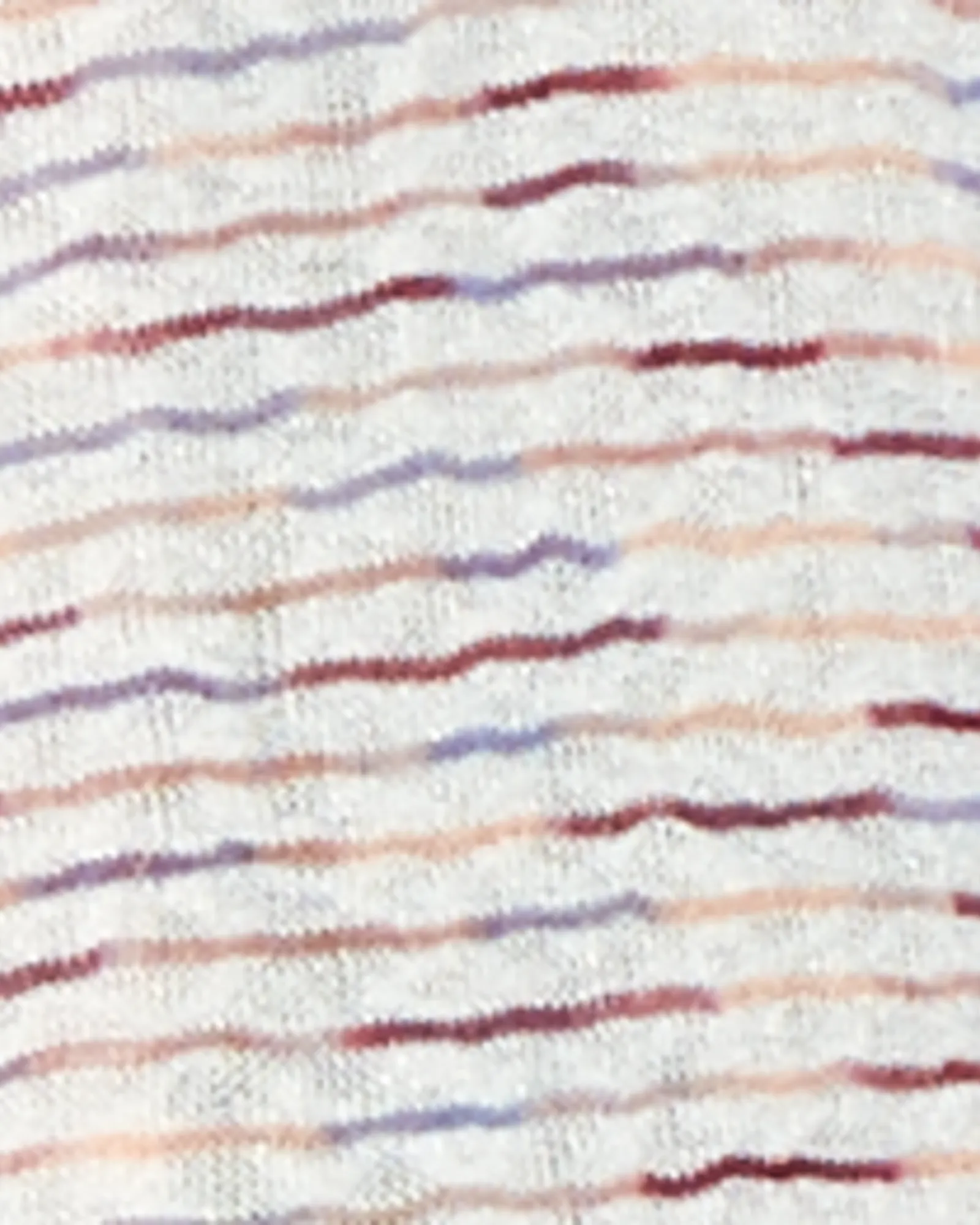 Lucile Spacedye Knit Cardigan | Ivory / Pink