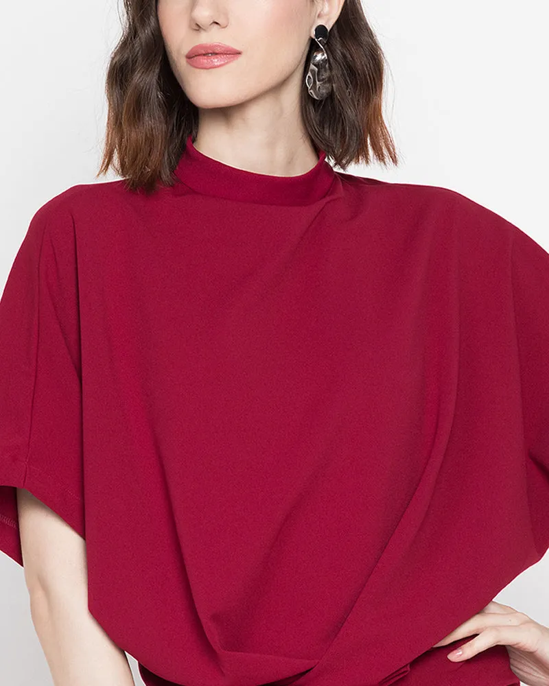 Oltman Short Sleeves Neocrepe Top